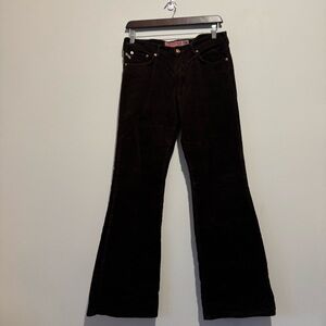 Parasuco Dark Brown Y2K Flares Corduroy Jeans